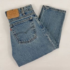 levi's 550 high rise straight leg